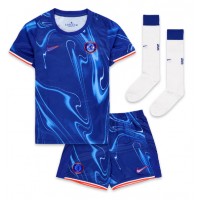 Maglia Calcio Chelsea Christopher Nkunku #18 Prima Divisa Bambino 2024-25 Manica Corta (+ pantaloncini)